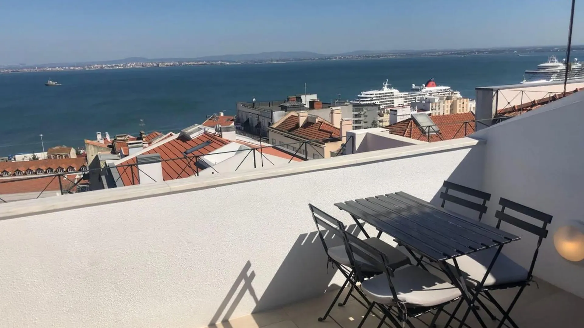 Beautiful River Views In Graca Lisbon Portugal